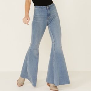 Free People We The Free Just Float On Flare Leg Jeans Size 32 Bellbottoms